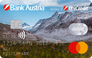 Debitkarte mit Nationalpark Motiv Salzburg