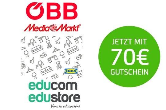 Logos der Partner fÃ¼r den 70 Euro Gutschein zum Studentenkonto