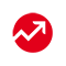 Ein Pfeil Symbol, welches Wachstum zeigt