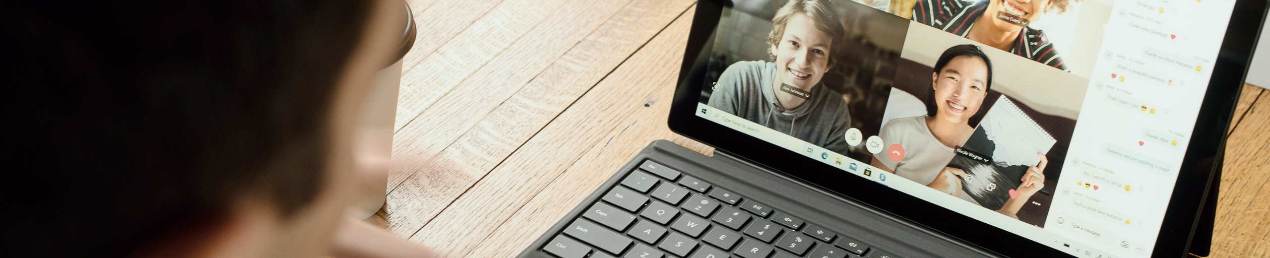 Wirtschaftsberater Maximilian in einem Videocall