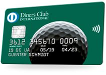 Diners Club Golf Card