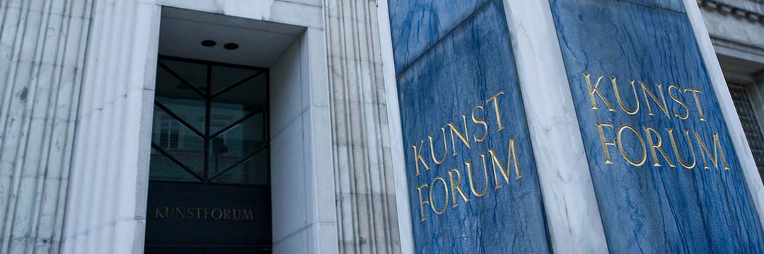 Der Eingang des Kunstforum